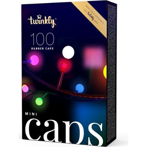 Lot de 100 capsules sphériques silicones TWINKLY MINI CAPS