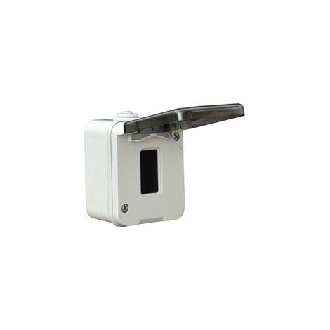 SCATOLA STAGNA PORTAFRUTTI 1 POSTO IP44- - mm.63,5x91,5h. (1551) - 6 pezzi MARLANVIL