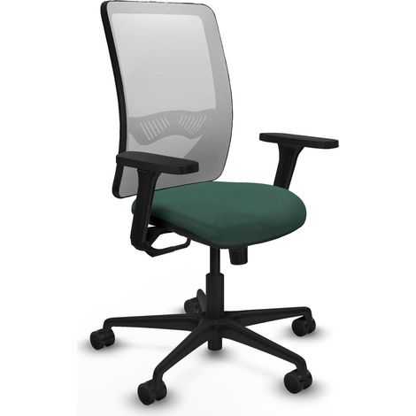 Chaise de bureau piqueras y crespo Zulema noir mousse haute densité (1/2)