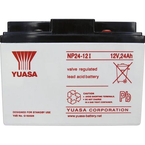 [GEBRAUCHT] B-Ware YUASA Bleiakku NP24-12 12V 24Ah AGM wartungsfrei M5-Schraubanschluss 8920g (1/2)
