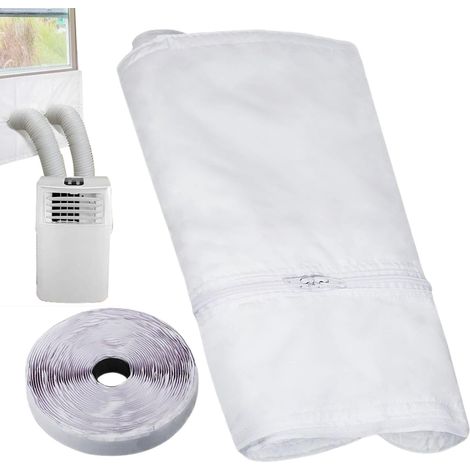 Joint de Fenêtre pour Climatiseur - Ruban d'Étanchéité Isolant - Calfeutrage pour Fenêtre AC - Isolation Phonique Réduction du Bruit Anti-Courant d'Ai (1/5)