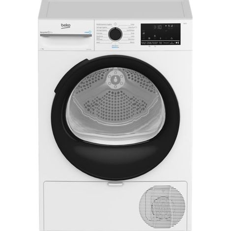 Asciugatrice a pompa di calore a condensazione da 7 kg, 1400 giri/min - D3H27493W - Beko