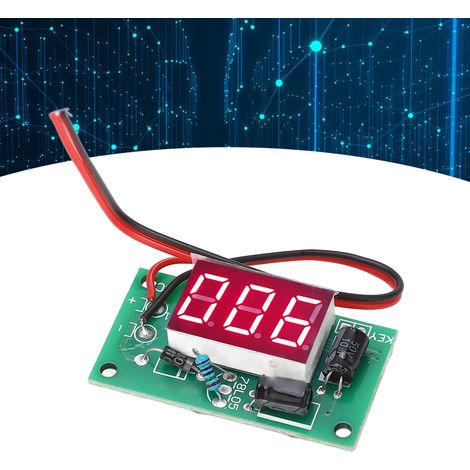 QF-MC03-2 Trigger-Zählermodul: Einschalten, 3-stelliger Akkumulator, 3-stellige rote LED-Anzeige, ausgelöst durch externes Kontaktsignal, Zählermodul mit Speicherakkumulator, 7-16V. (1/5)