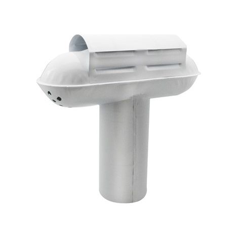 ESALATORE FUMI MODELLO "TEMPEST" REGOLABILE mm 120 - 125 (1/2)