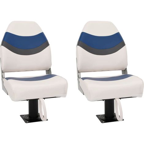 Maison Exclusive - Sedili per Barca 2pz con Supporto Girevole 360°