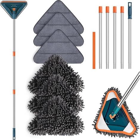 360° Rotating Cleaning Mop,Ceiling Mop with Extension (1/5)