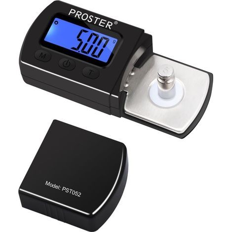 Digitale Mini-Tonabnehmerwaage, digitale Klangbalance, hochpräziser Nadelkraftmesser (0,01 g) mit hintergrundbeleuchtetem LCD-Display (1/5)