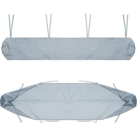 Sac de Protection pour Store Banne, 4m Housse de Protection Anti-poussière pour auvent de terrasse Gris Housse de Rangement pour auvent de terrasse, Protection imperméable en Hiver (1/4)