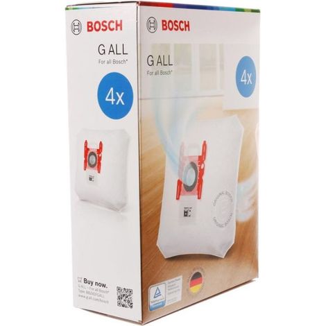 Lot de 4 boites de 4 sacs type G d'origine