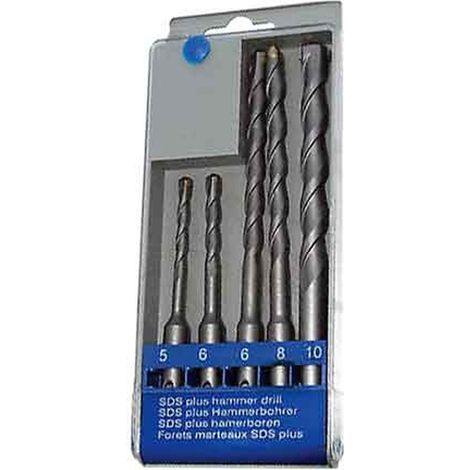SERIE PUNTE SDS-PLUS 5 pezzi - 5÷10 mm