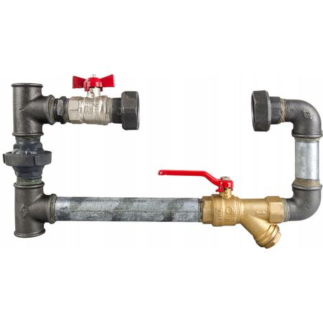 BYPASS PER POMPA DI RISCALDAMENTO CENTRALIZZATA ZINCATA 50-2"