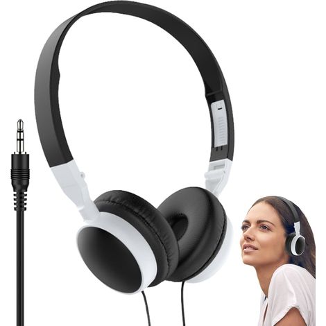 Casque filaire pliable supra-auriculaire à réduction de bruit (1/5)