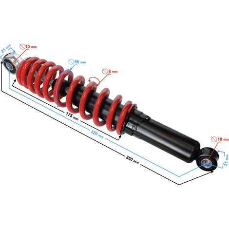 ATV 110 Stoßdämpfer 32 cm/8 mm (1/2)