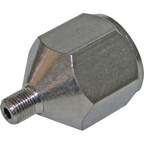Conector reductor Aerógrafo rosca macho M5x0.5mm rosca hembra 1/4Reductor de aerografíaCon rosca macho M5x0,5Rosca hembra 12,91 mm (¼″)También como pieza de recambio para una fácil sustituciónAdaptado