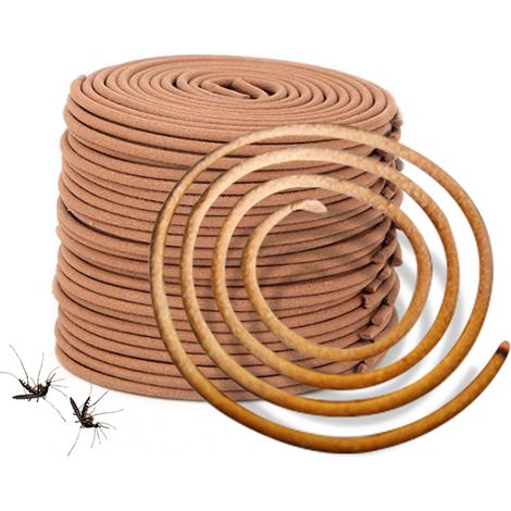 10 pièces/boîte Bobines Anti-Moustiques Parfum Santal Répulsif Insectes (1/5)