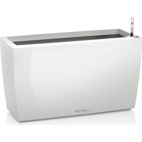 Jardinière Cararo 75 Lechuza Set Complet  Blanc brillant - 75 cm (1/5)