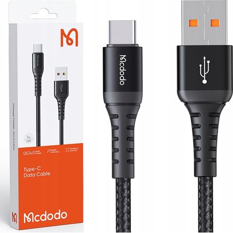 Cavo USB-C corto Mcdodo per ricarica rapida PER Samsung Xiaomi USB TYPE C QC4 (1/5)