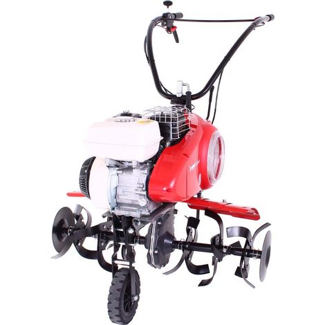Motobineuse électrique 4-en-1 – Moteur thermique puissant – Changement d'outil rapide – Pour petits et moyens jardins – Pubert