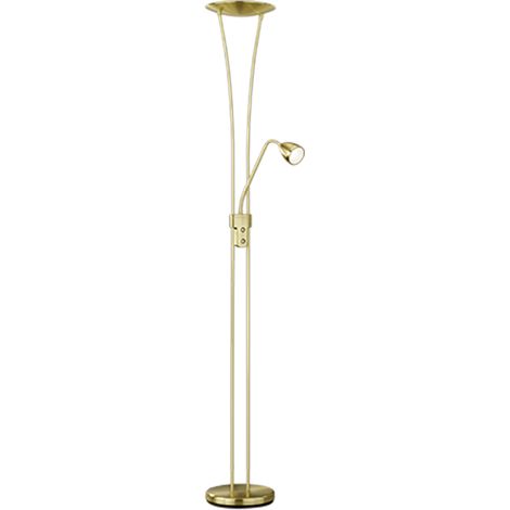 Lampadaire 1xLED, 19W, 2200lm, Laiton Mat - Trio - Arizona (1/3)