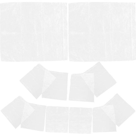 Lot de 12 filtres à poussière pour climatiseur, papier filtre purificateur d'air domestique, cartouche filtrante pour sortie d'air, papier filtre blanc (1/5)