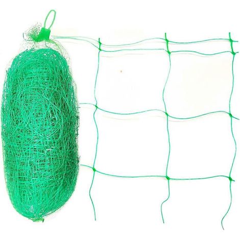 Filet de treillis de jardin en plastique robuste pour plantes grimpantes, légumes, fruits, fleurs (2 x 10 (1/5)
