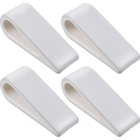 Support pour Ordinateur Portable Surélevé Blanc 4 Pièces (1/5)