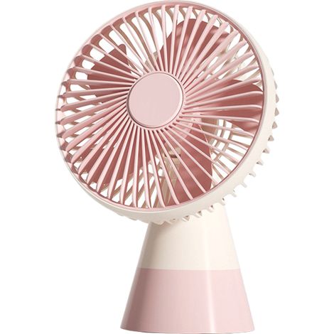 Ventilateur De Bureau Pliable - USB Rechargeable - Sans Brosses - Silencieux - Pour Bureau Chambre - 1 Unité (1/5)