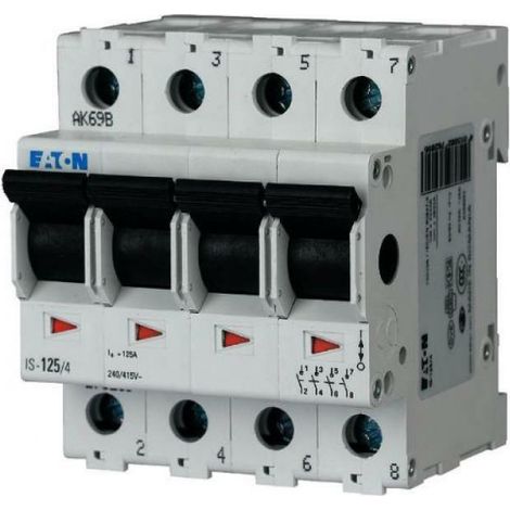 Interruttore sezionatore Eaton 40A 4 poli 4 moduli 276273 (1/5)