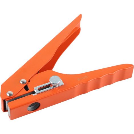 Perforatrice da 10 mm, regolabile e portatile con scala graduata per carta, cartone e PVC, per lavori creativi senza fatica. (1/5)