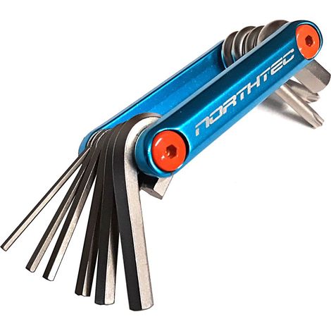 Ensemble de clés et de couteaux de poche multifonctions Northtec 10 en 1 (1/5)