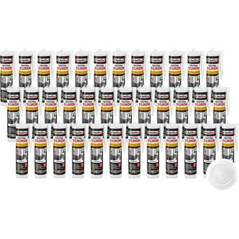 IsolBau Silicone Neutro Trasparente Neutralsilikon 36 x 300ml (1/5)