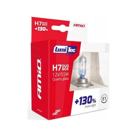 Bombillas H7 12V Lumitec superblancas +130% 2 unidades CAJA (1/2)
