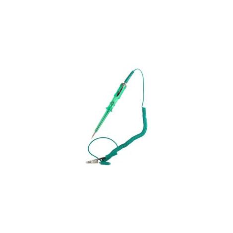 Kfz-Stromkreisprüfer, Spannungsprüfstift mit grüner Glühbirne, DC 6V, 12V, 24V - Crezuo