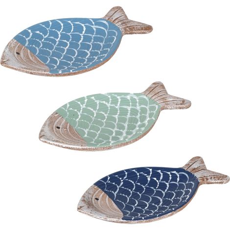 Piatto decorativo a forma di pesce in MDF 3U (1/5)