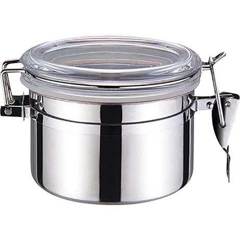Bocal étanche inox cuisine conteneur de conservation alimentaire de grains café thé farine céréales sucre 850ml 7,5cm/3,0in (1/5)