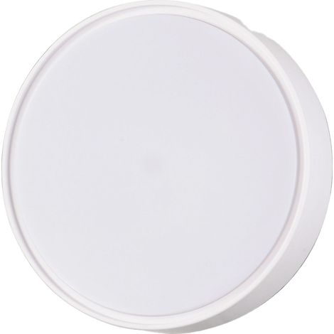 Plafonnier Led Hatton 27 W 3000 K Blanc En Polycarbonate Ip65 - Diamètre 300 Mm - 3830 Lm - Fabriqué En Italie - Code Article 3224-65-102 (1/3)