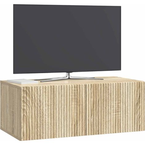 Maison Exclusive - Wandmontierter TV-Schrank Sonoma-Eiche 78,5 x