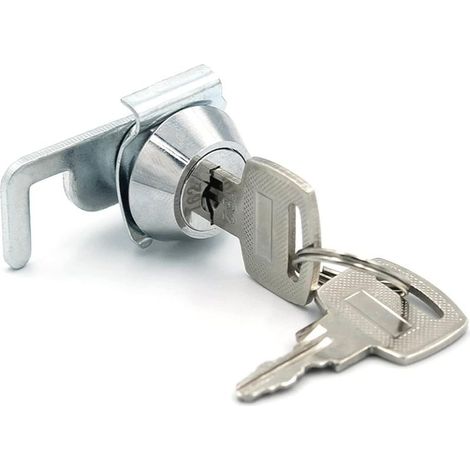 Mini Serrure À Came Avec Clip Rapide Pour Caisse Enregistreuse POS Tiroir GYM Casier Armoire En Métal Serrure De Boîte À Air,Même Clé (1/5)