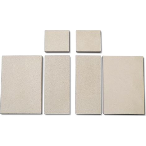 Habillage de foyer pour poêles à cheminée Inga de Faber - vermiculite - 6 pièces