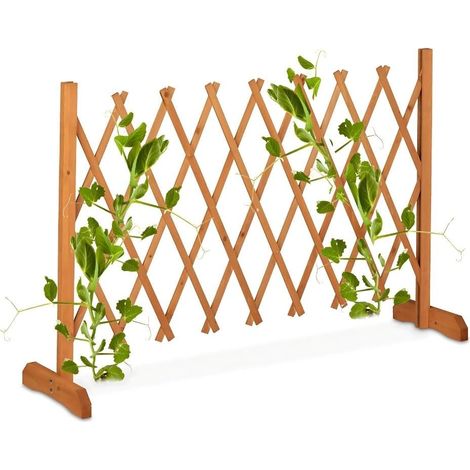 Traliccio estensibile per rampicanti in Legno di Abete da 150x90 cm - Staccionata con diametro 8 mm (1/5)