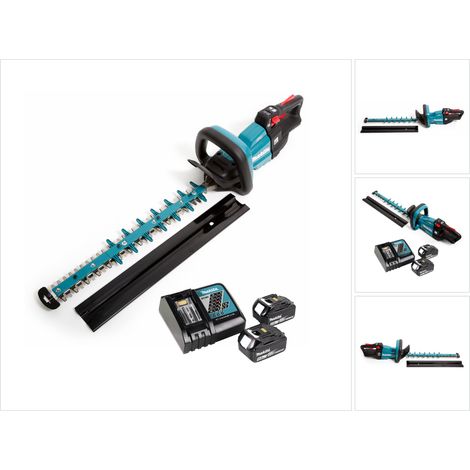 Makita DUH 502 RT Akku Heckenschere 18V 50cm + 2x Akku 5,0 Ah + Ladegerät