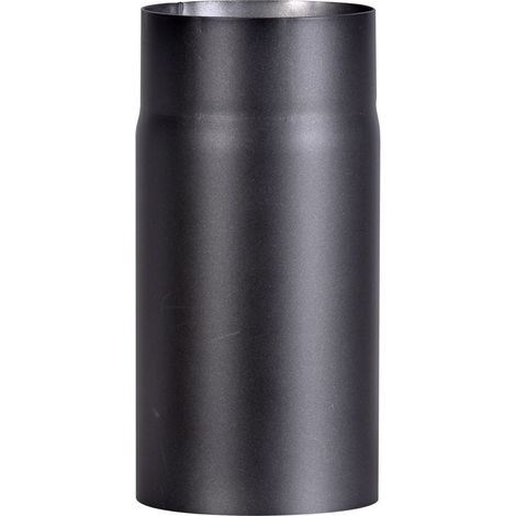 FireFix Ofenrohr Ø 120 mm 25 cm schwarz Rohr Ofen Kamin Kaminrohr Rauchrohr