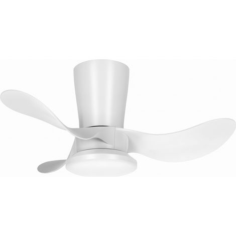 Ventilador dc triollo 27w 2700lm blanco 3aspas 6vel 61d 3000-4500-6500k remoto+reg.intensidad+temporizador+memoria