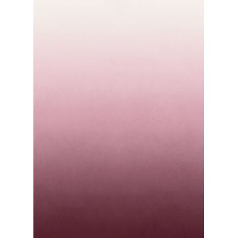 papier peint panoramique gradient de couleur dip-dye à hauteur de chambre violet aubergine - ESTAhome (1/5)