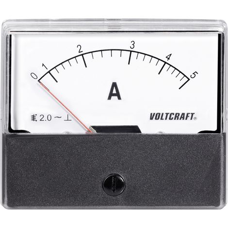 VOLTCRAFT AM-70X60/5A AM-70X60/5A Einbau-Messgerät AM-70X60/5A  5 A Dreheisen