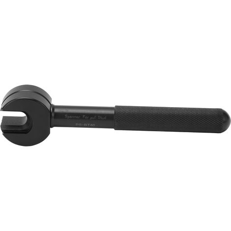 Clé de serrage à ergot 42CrMo acier allié zingué, haute dureté, poignée moletée, outil de maintien à bouton, robuste et durable. (1/5)