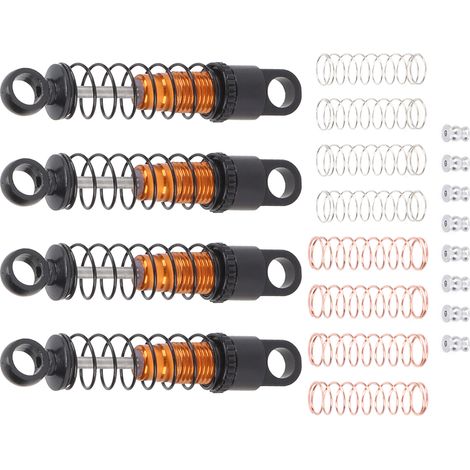 Amortisseur en alliage d'aluminium doré pour modèle réduit RC 1/24 Axial SCX24 - Kit de suspension amélioré (1/5)
