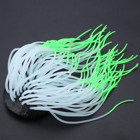 MINKUROW Acquario Artificiale In Silicone Decorazione Anemone Di Mare, Simulazione Ornamento Marino Ornamento Di Corallo Acquario Materiale In Silicone(Verde) (1/5)