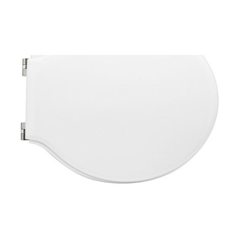 SEDILE WC PER GLOBO VASO BOWL 50 FORMA 2- Bianco - Cerniere C espansione- CW- pezzi 1