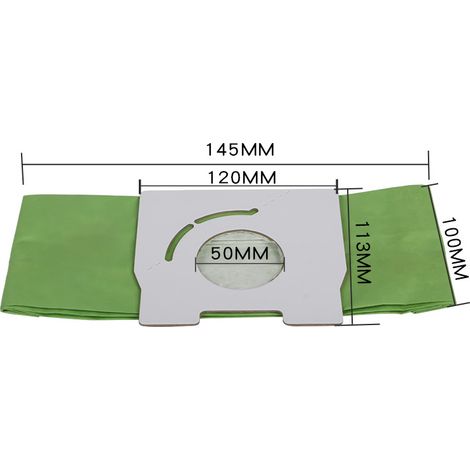 Packung mit 5 Papiertüten/Müllbeuteln für Panasonic C-13/MC-CA291/293/391 Staubsauger (1/4)